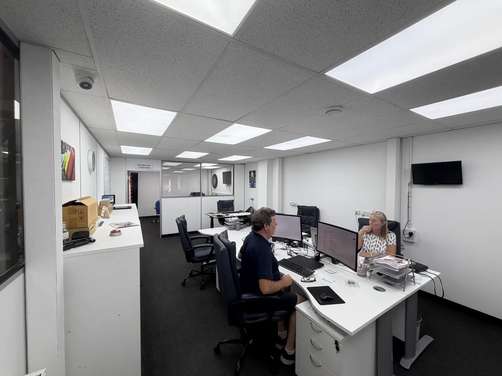 The Certa MPS service team at their desks