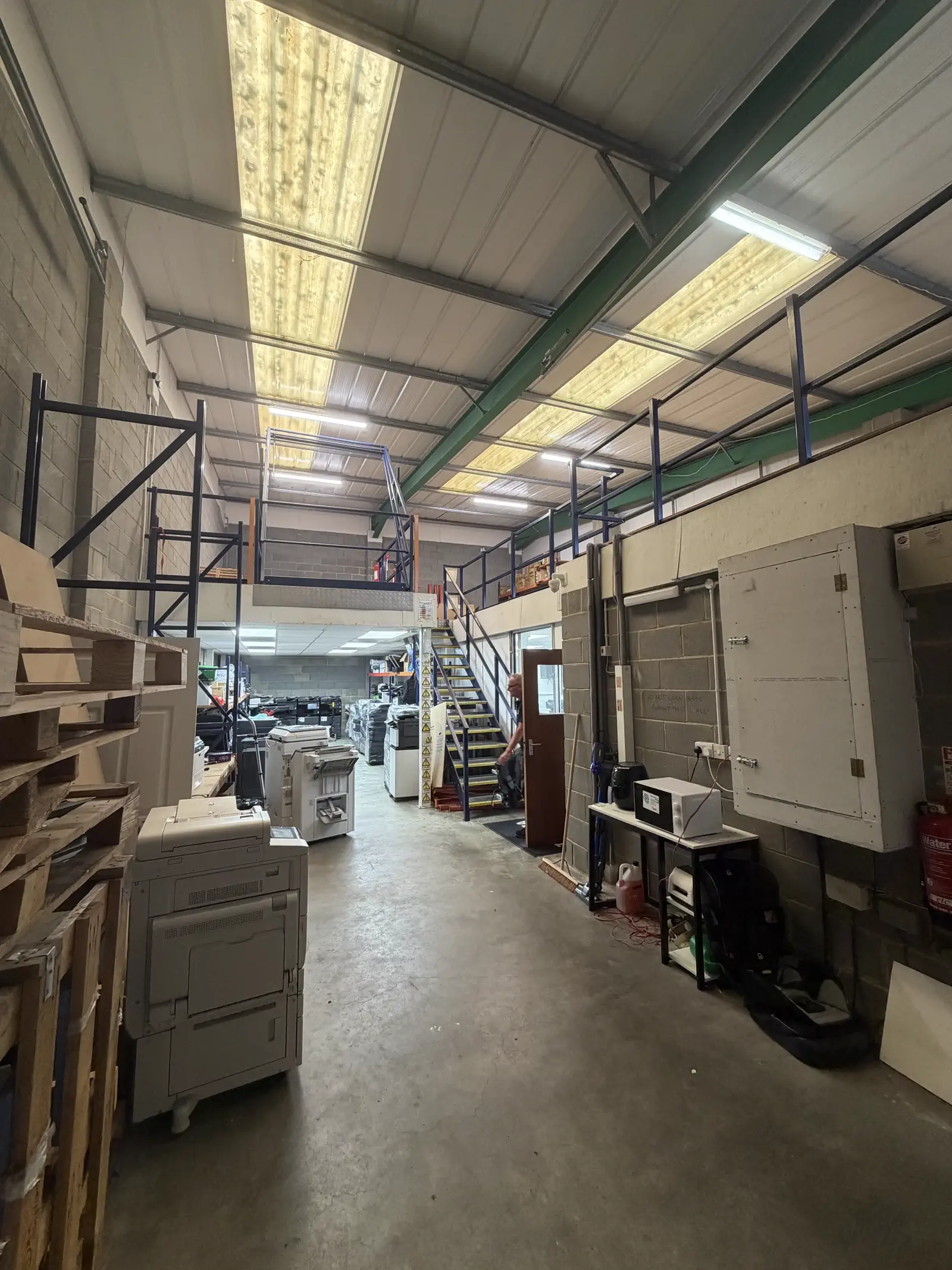 The Certa MPS workshop and warehouse floor
